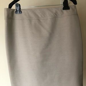 Must have light beige classic business skirt